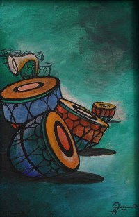 Atif Hussain, 16 X 10, Taal, Acrylic on Canvas, AC-AHU-001 Atif Hussain, 16 X 10, Taal, Acrylic on Canvas, AC-AHU-001